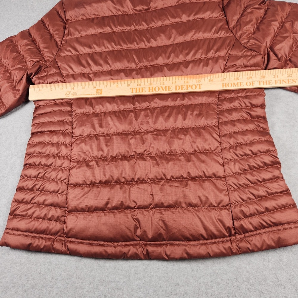 Quince Puffer Jacket Size Medium Brown Lightweight Goose Down Packable - Picture 9 of 12